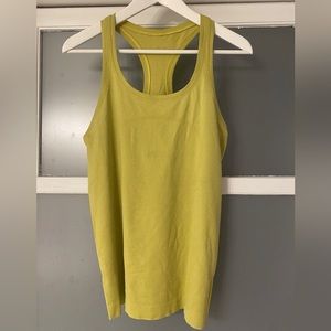 Lululemon Size 6 Swiftly Tech Racerback Tank Top Womens - Yellow Pear